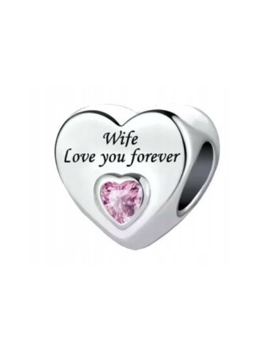 Charms serce Wife love you...