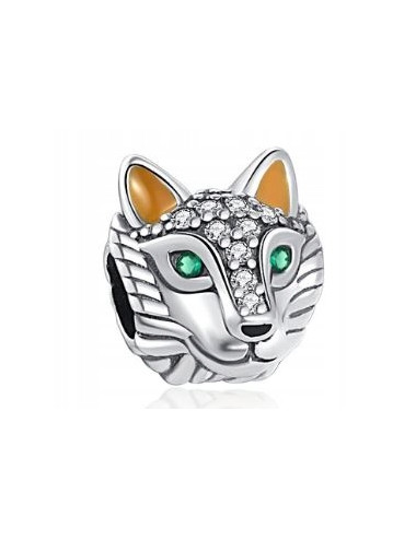 Charms Pies wilk srebro 925