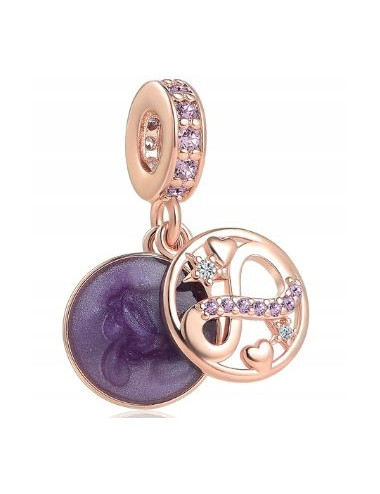 Charms Rose Gold Lśniące...
