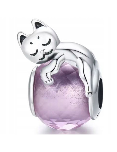 Charms kotek z pastelowym...